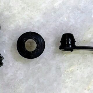 Caliper disc brake rubber set