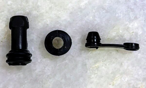 Caliper disc brake rubber set